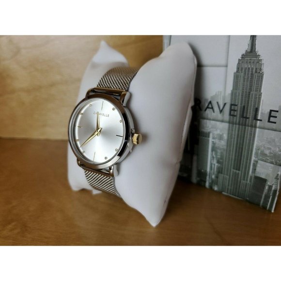 Caravelle Designed by Bulova 45L184 Quartz Mineral - Picture 4 of 9